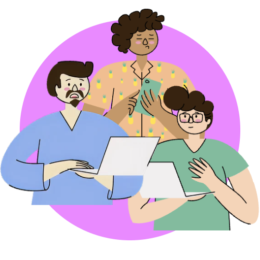 Illustration depicting one character.